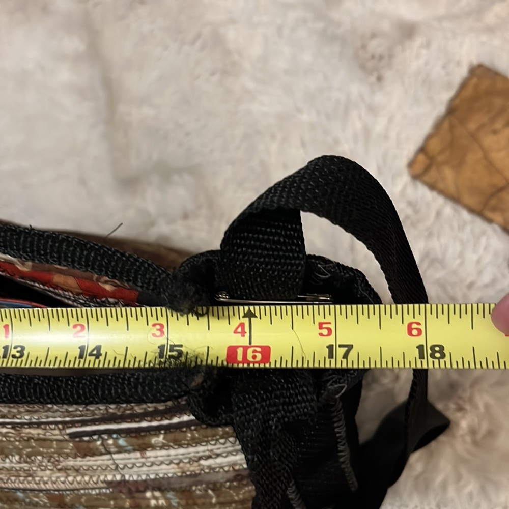 Hand Crafted Patchwork Rug Laptop Computer Tote - image 6